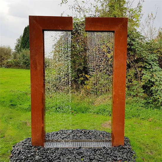 Garden Corten Steel Water Feature Fountains