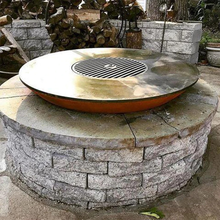 Thickened Corten Steel Bbq Grill