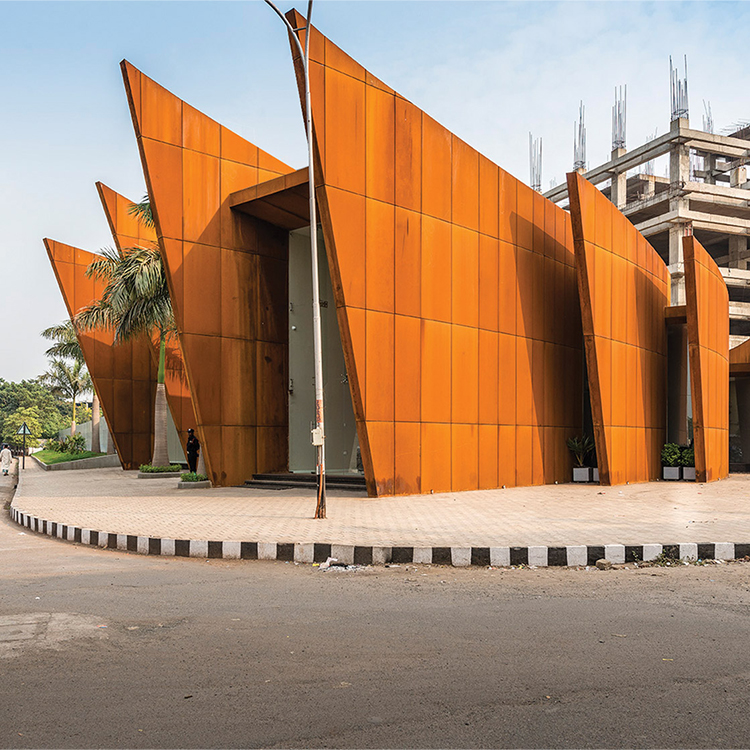 Corten Steel Panel Wall Cladding