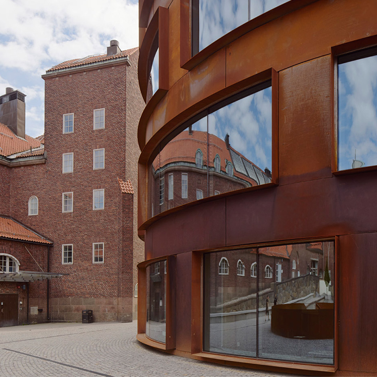 Corten Steel Curtain Wall Facade Panels