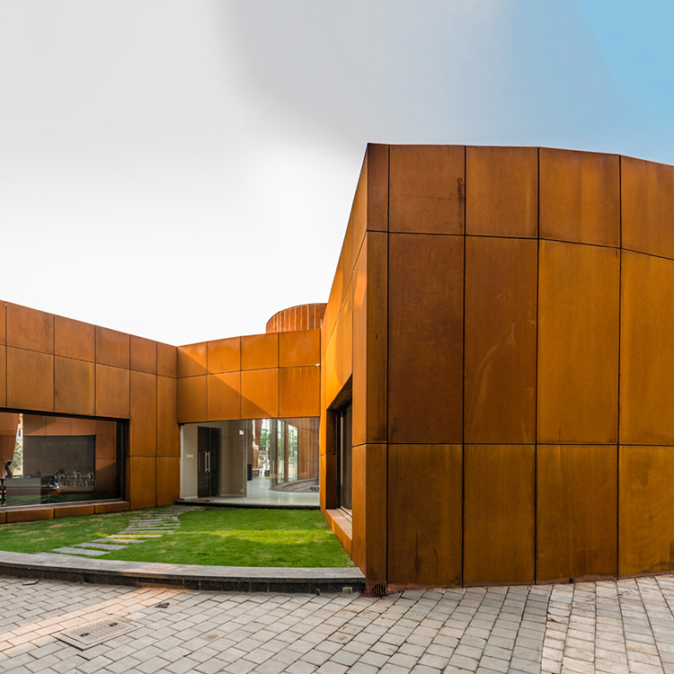 Corten Steel Curtain Wall Panels