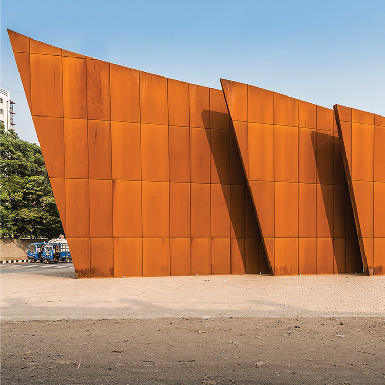 Corten Steel Wall Art Cladding Panels
