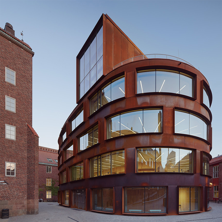 Corten Steel Facade Exterior Curtain Wall